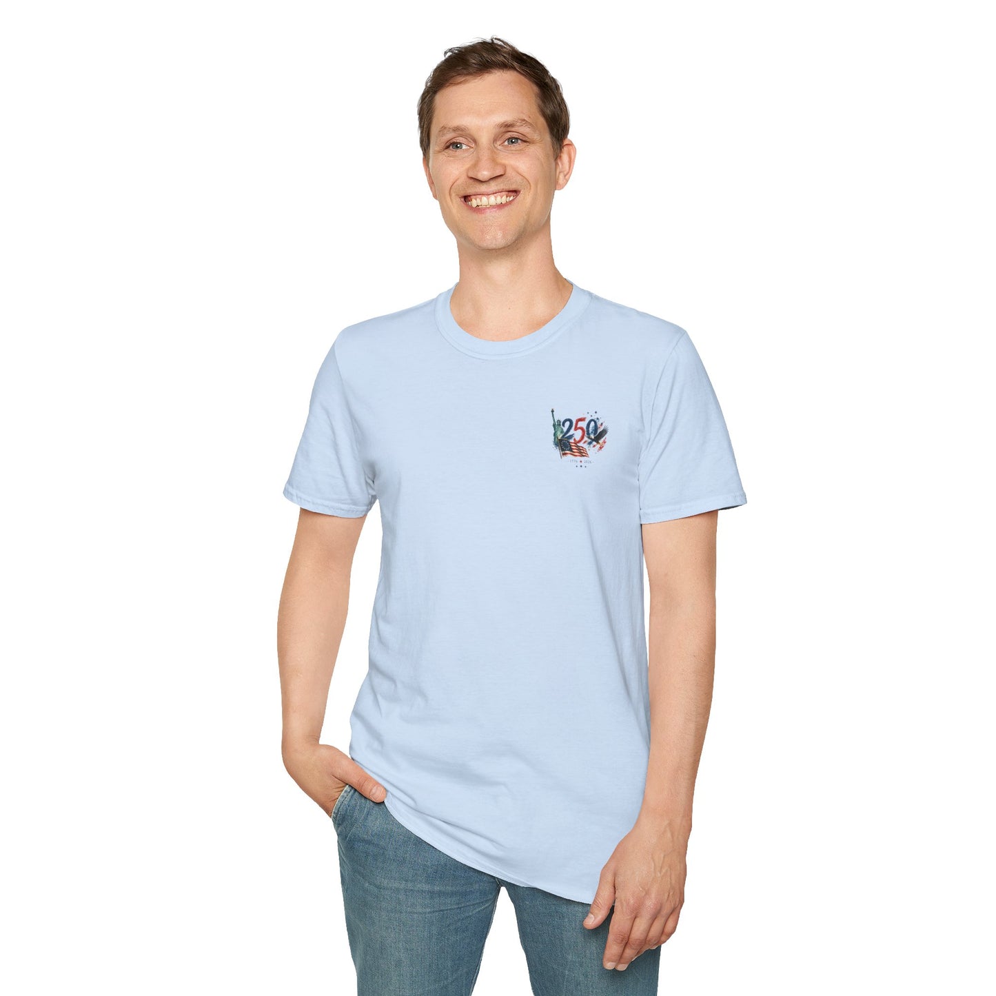 250th 4th of July T-Shirt — Independence Day Celebration Tee