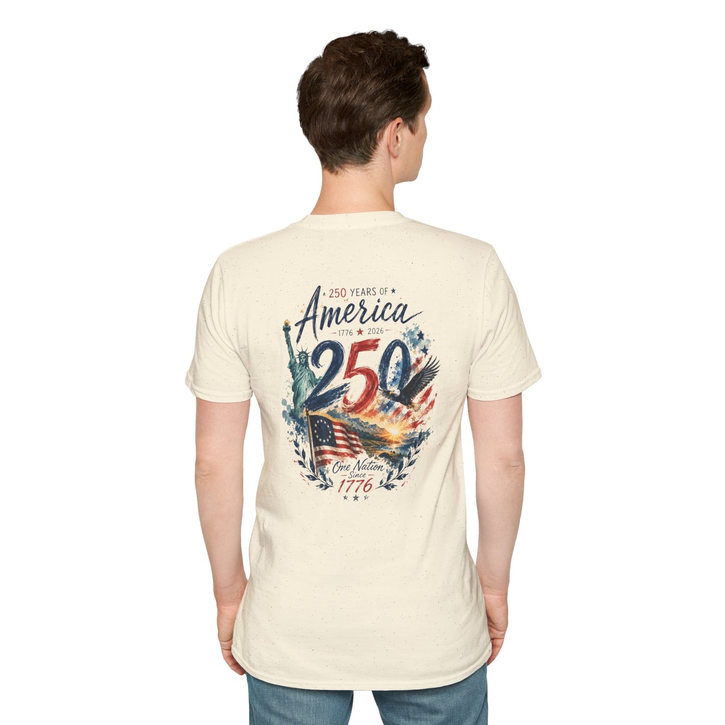 250th 4th of July T-Shirt — Independence Day Celebration Tee