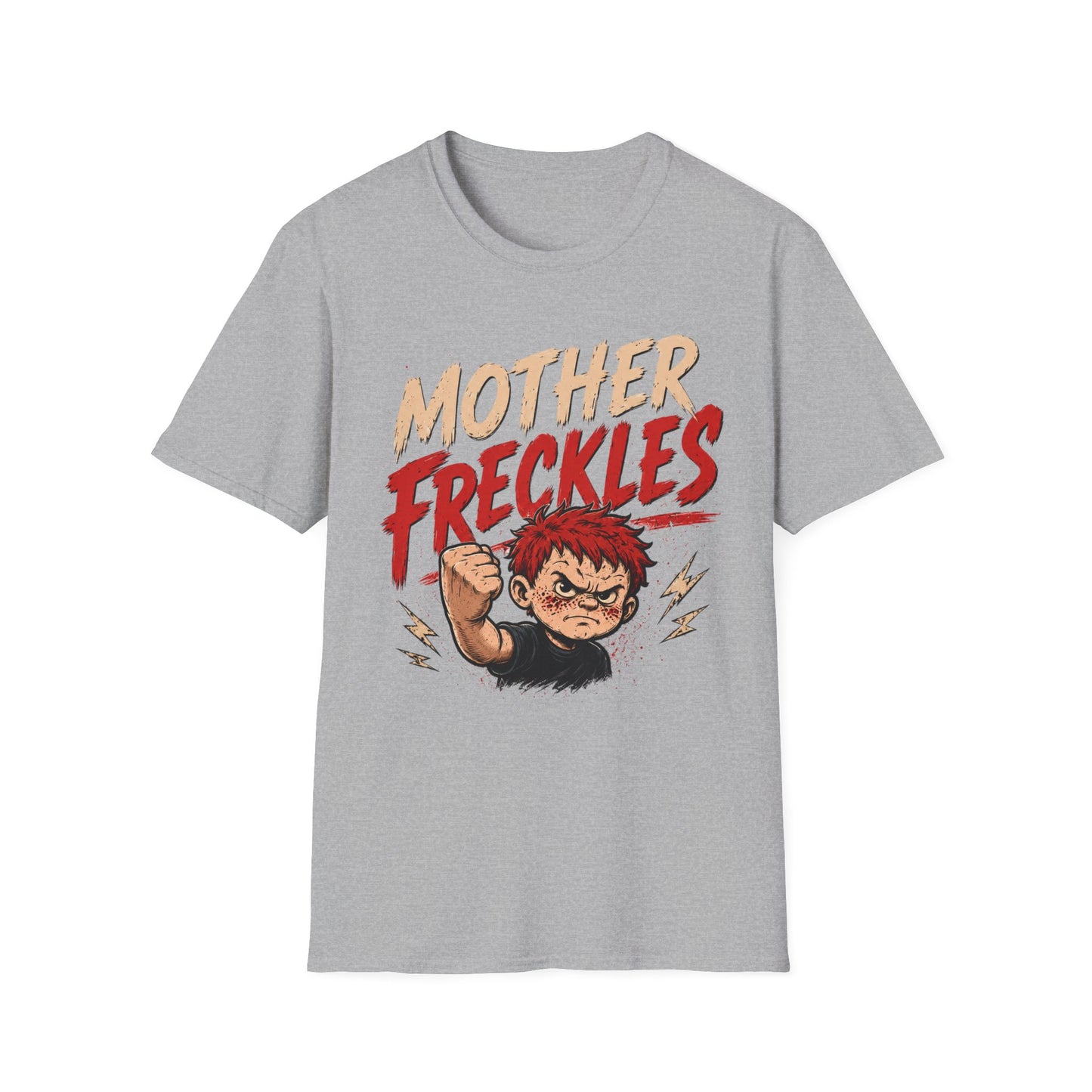 T-Shirt — "Mother Freckles" Retro Graphic Tee for Fans & Comic Style Apparel