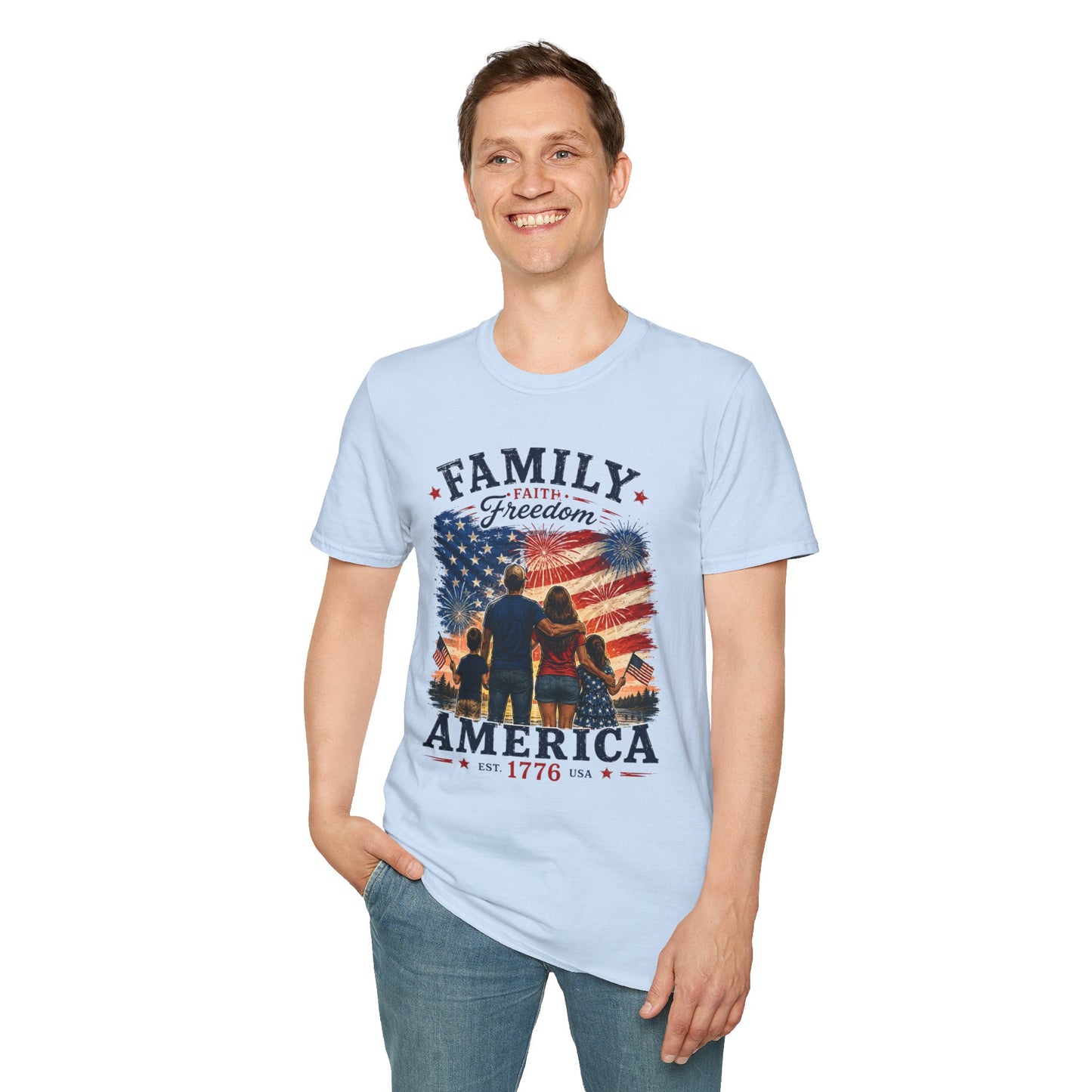Family • Faith • Freedom 4th of July T-Shirt