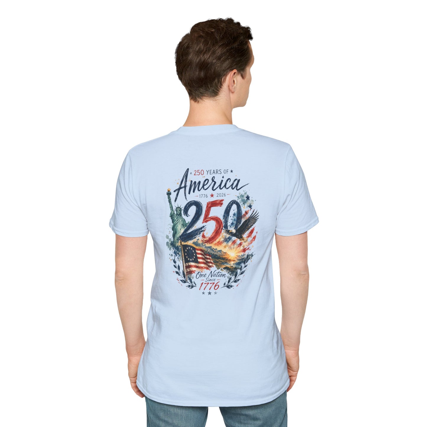 250th 4th of July T-Shirt — Independence Day Celebration Tee