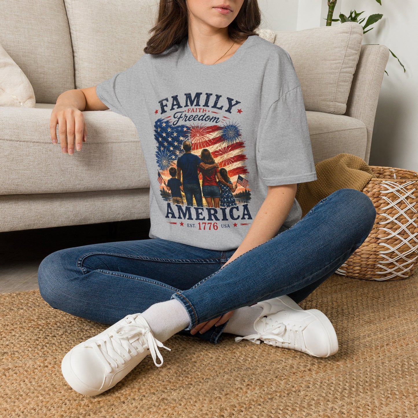 Family • Faith • Freedom 4th of July T-Shirt