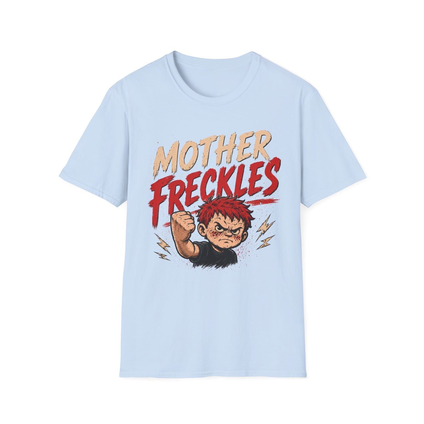 T-Shirt — "Mother Freckles" Retro Graphic Tee for Fans & Comic Style Apparel
