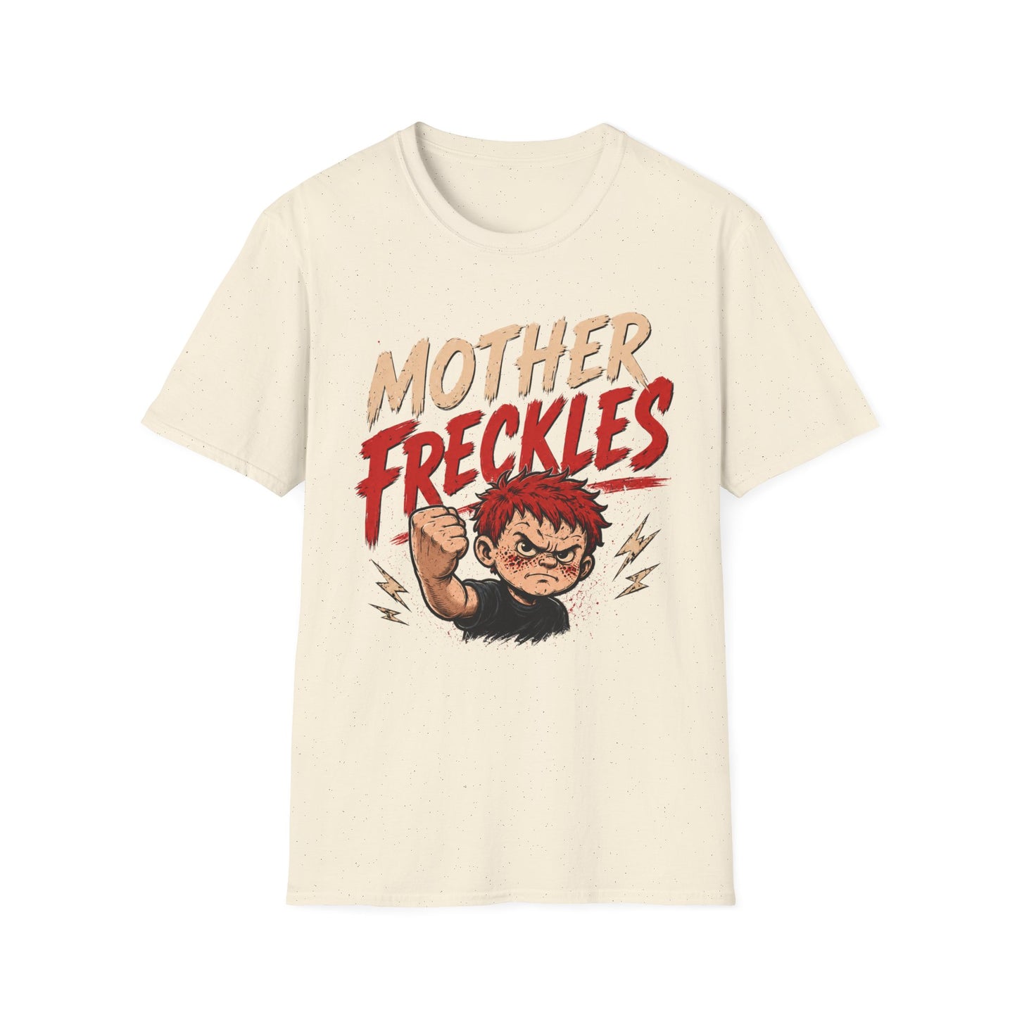 T-Shirt — "Mother Freckles" Retro Graphic Tee for Fans & Comic Style Apparel