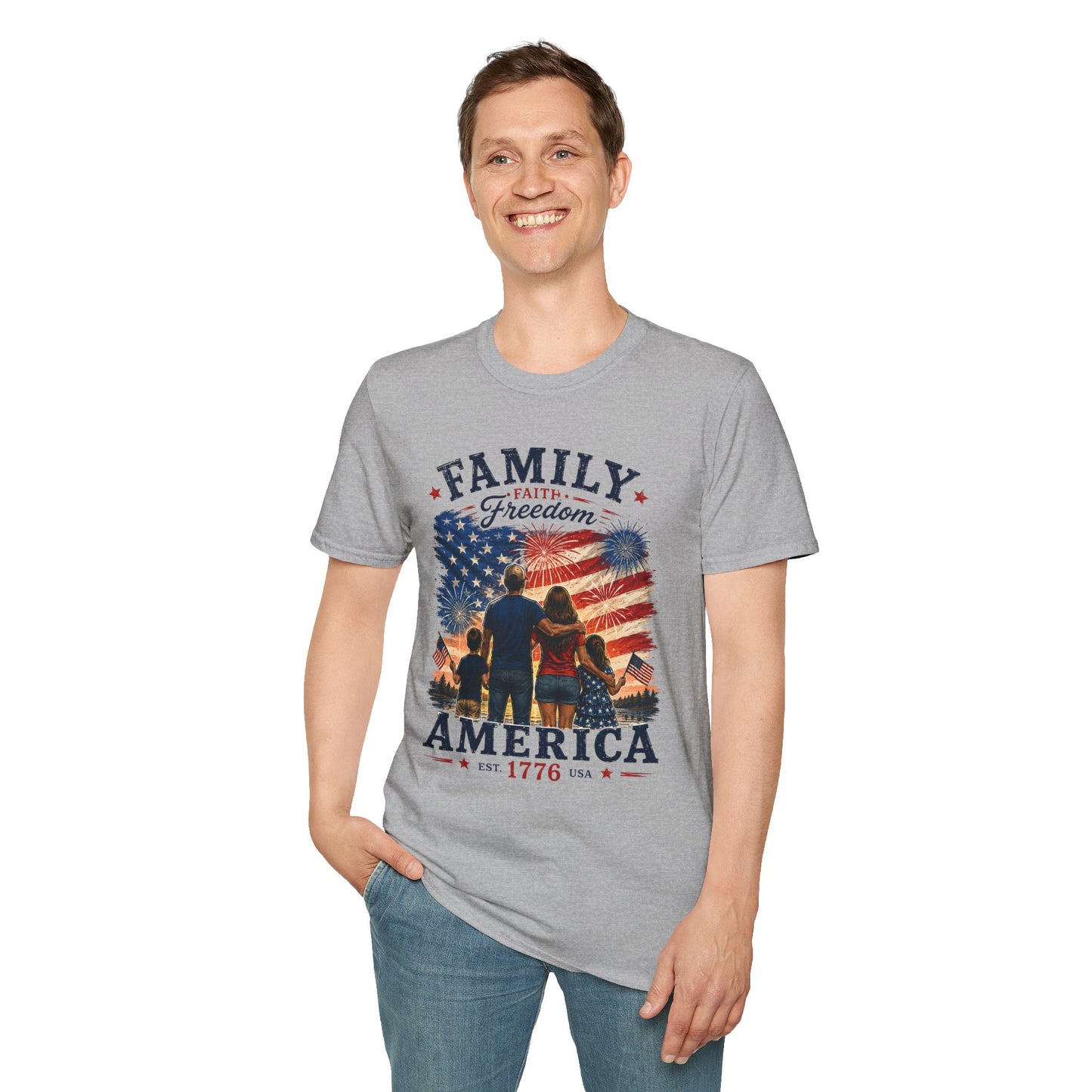 Family • Faith • Freedom 4th of July T-Shirt