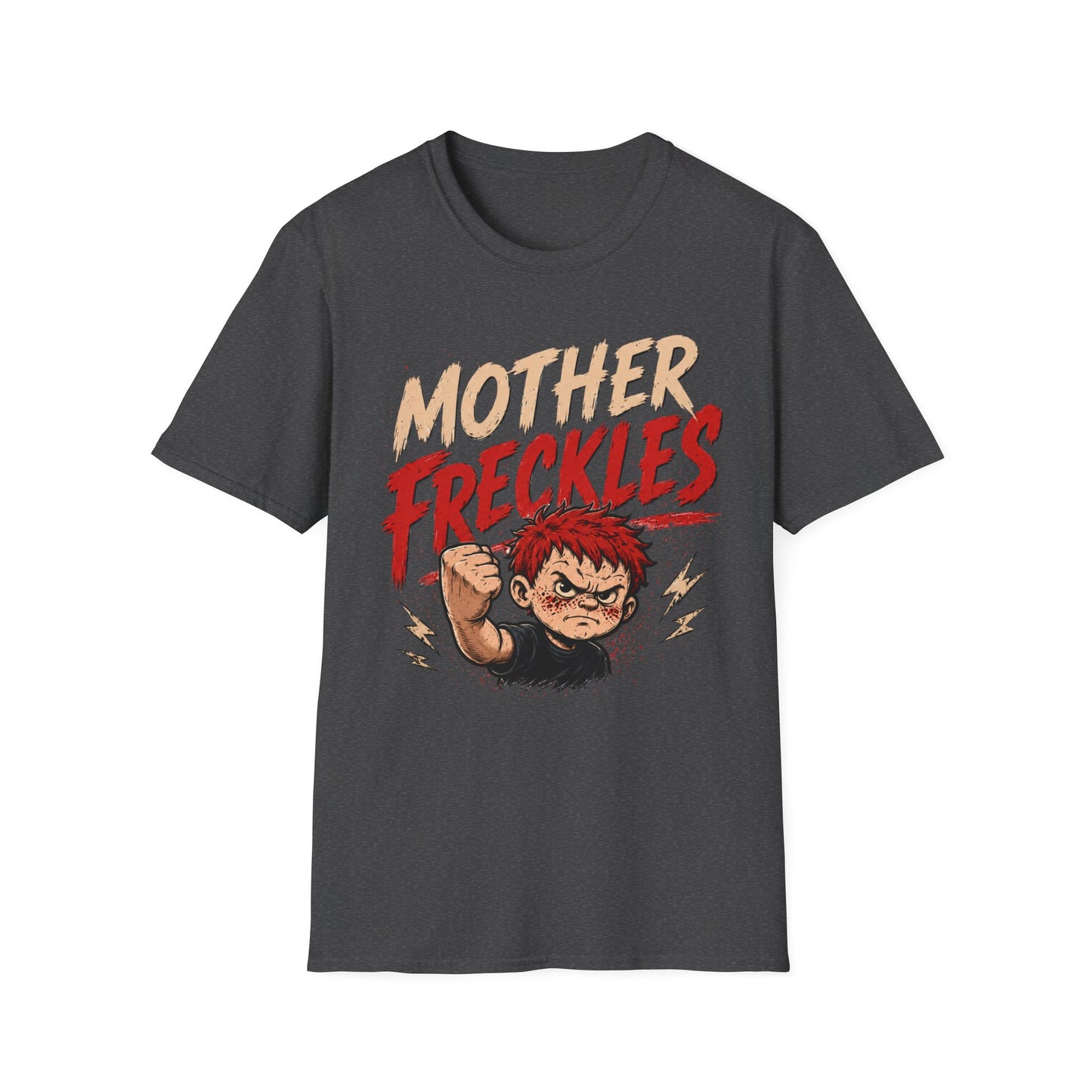 T-Shirt — "Mother Freckles" Retro Graphic Tee for Fans & Comic Style Apparel