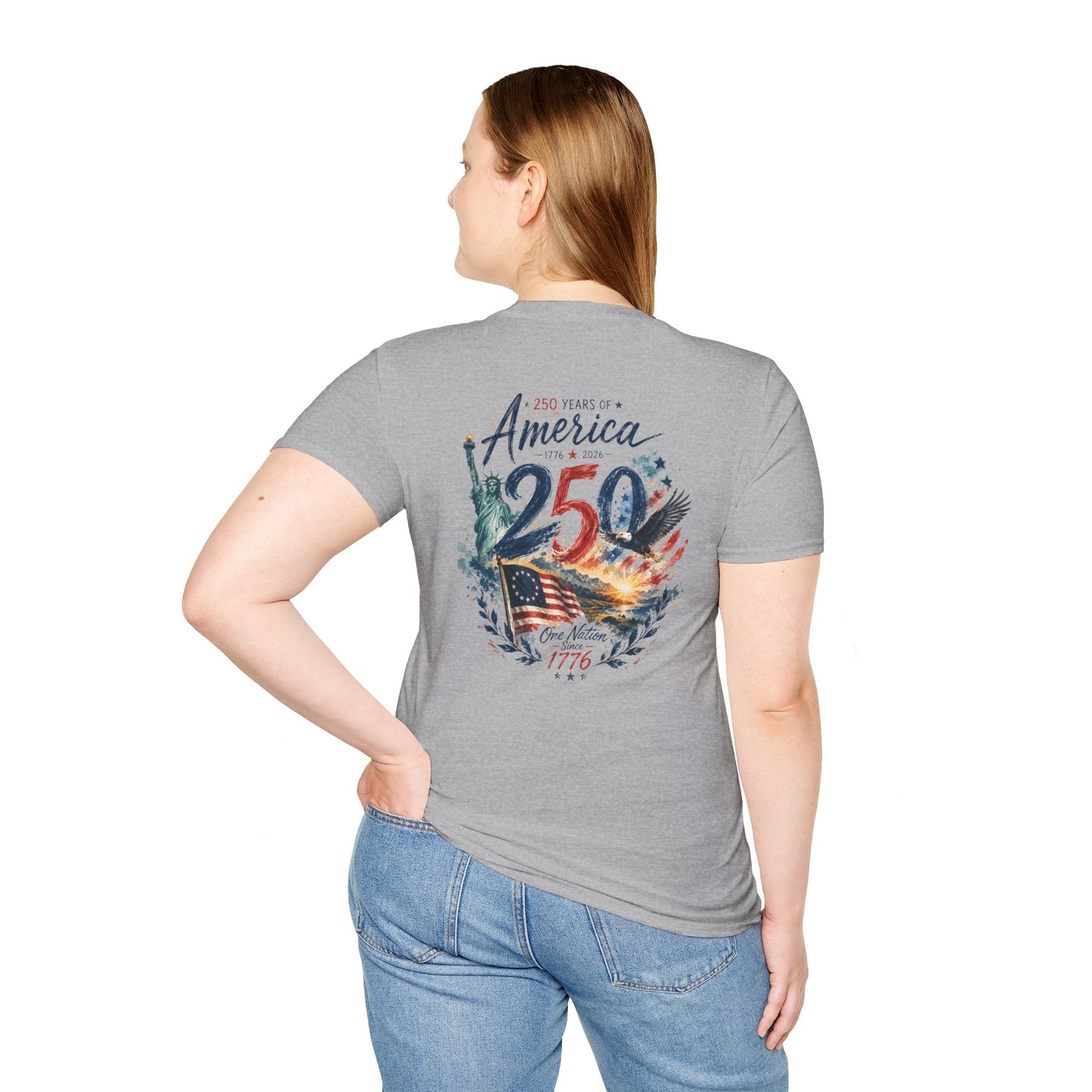 250th 4th of July T-Shirt — Independence Day Celebration Tee