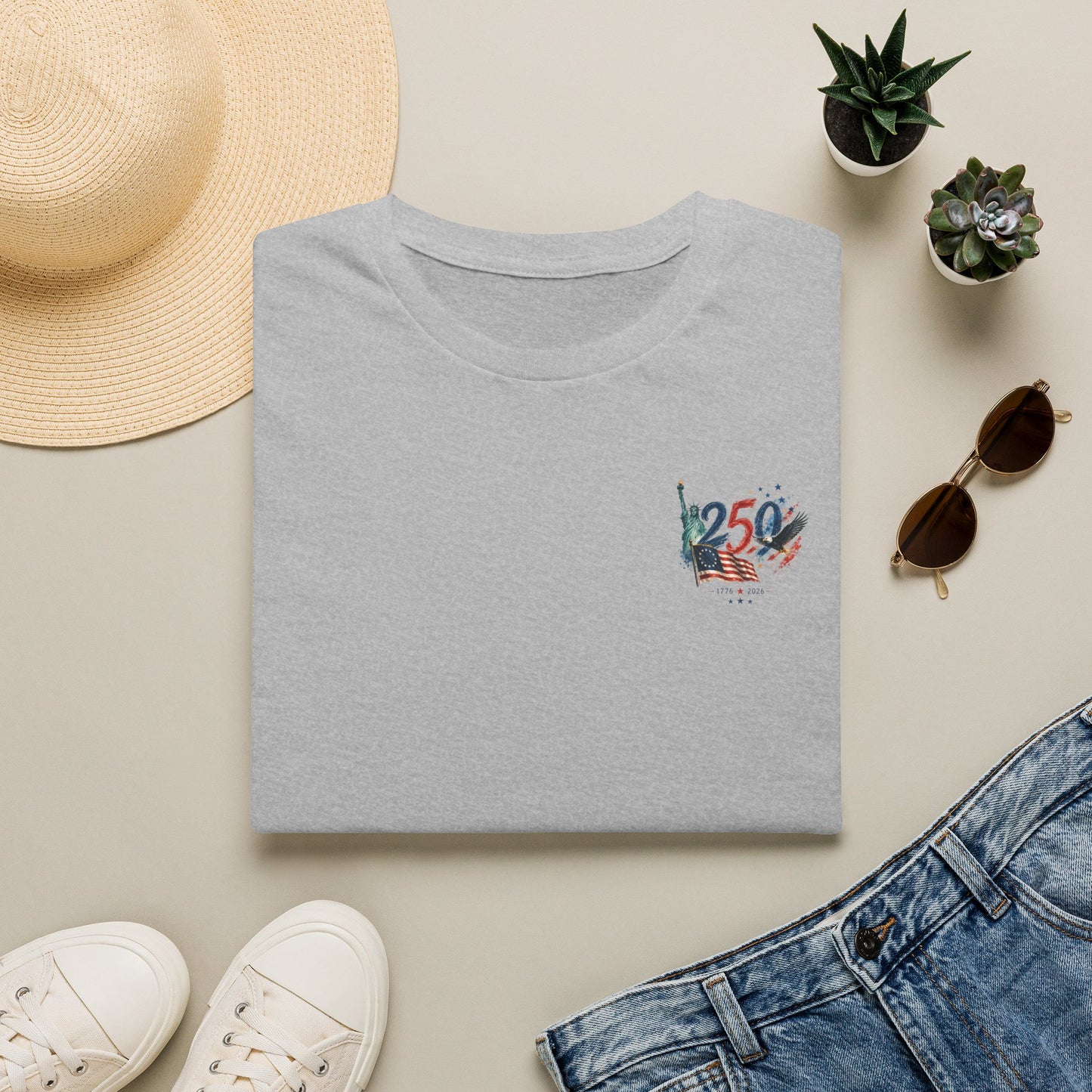 250th 4th of July T-Shirt — Independence Day Celebration Tee