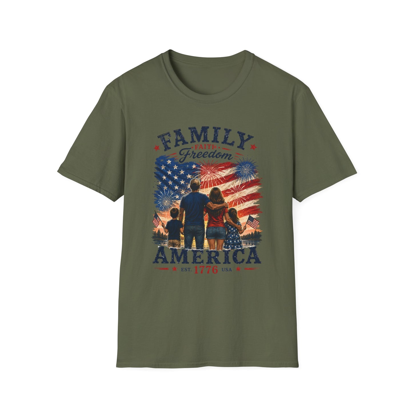 Family • Faith • Freedom 4th of July T-Shirt