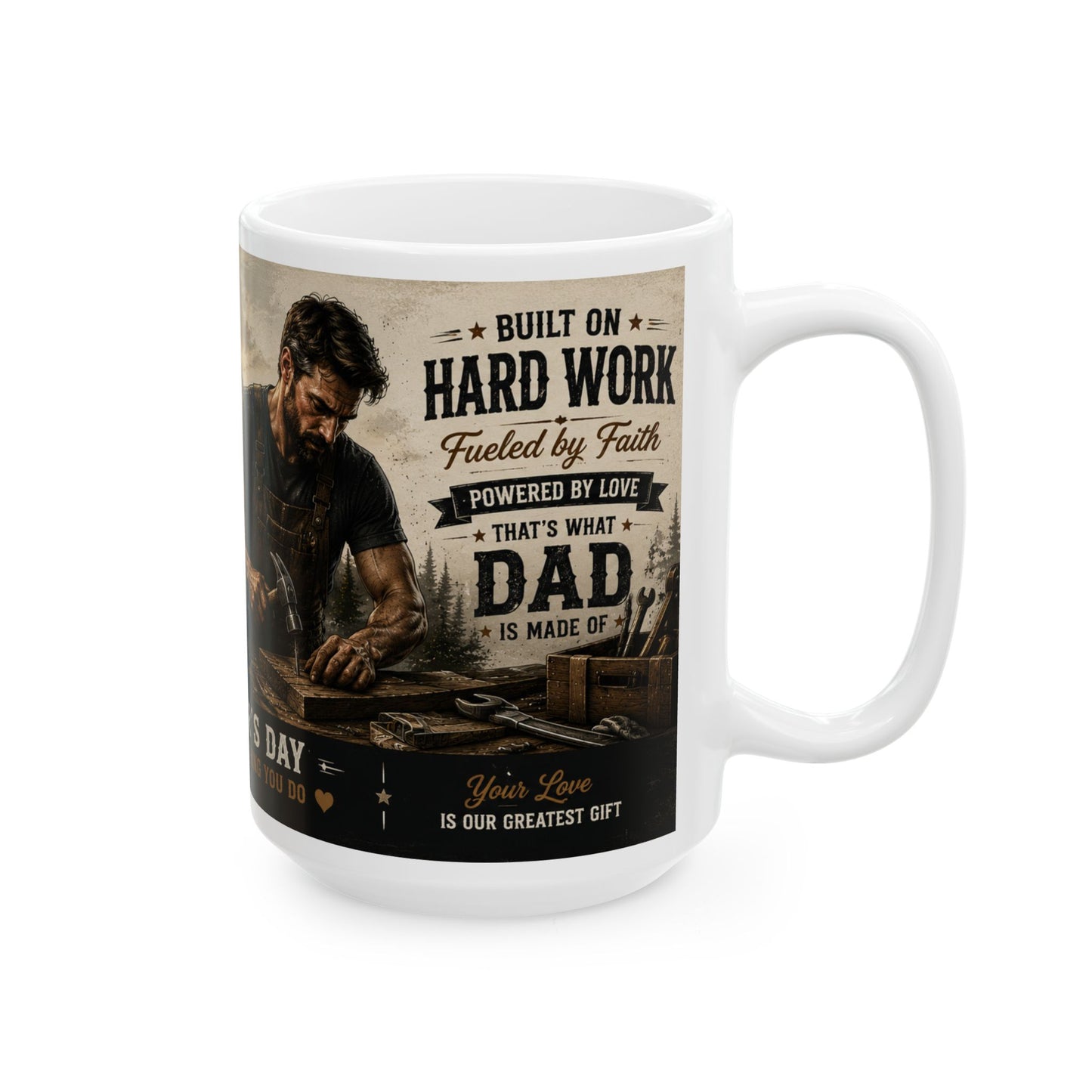 Father’s Day Ceramic Mug — Thank You for Everything (11oz/15oz)