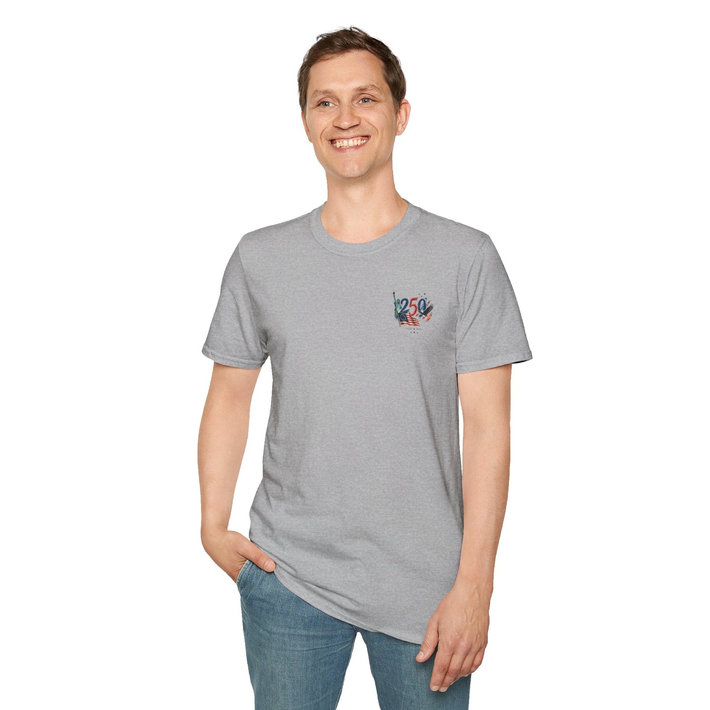250th 4th of July T-Shirt — Independence Day Celebration Tee