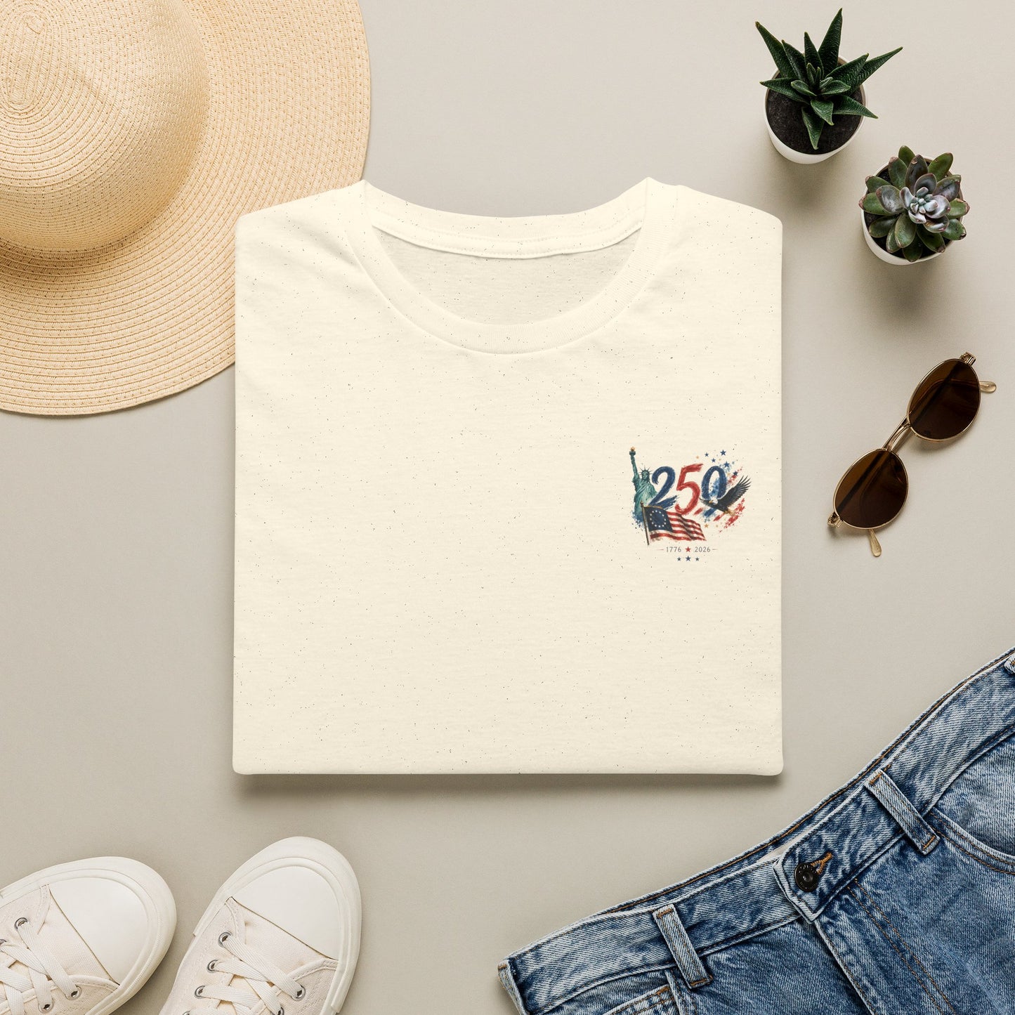 250th 4th of July T-Shirt — Independence Day Celebration Tee