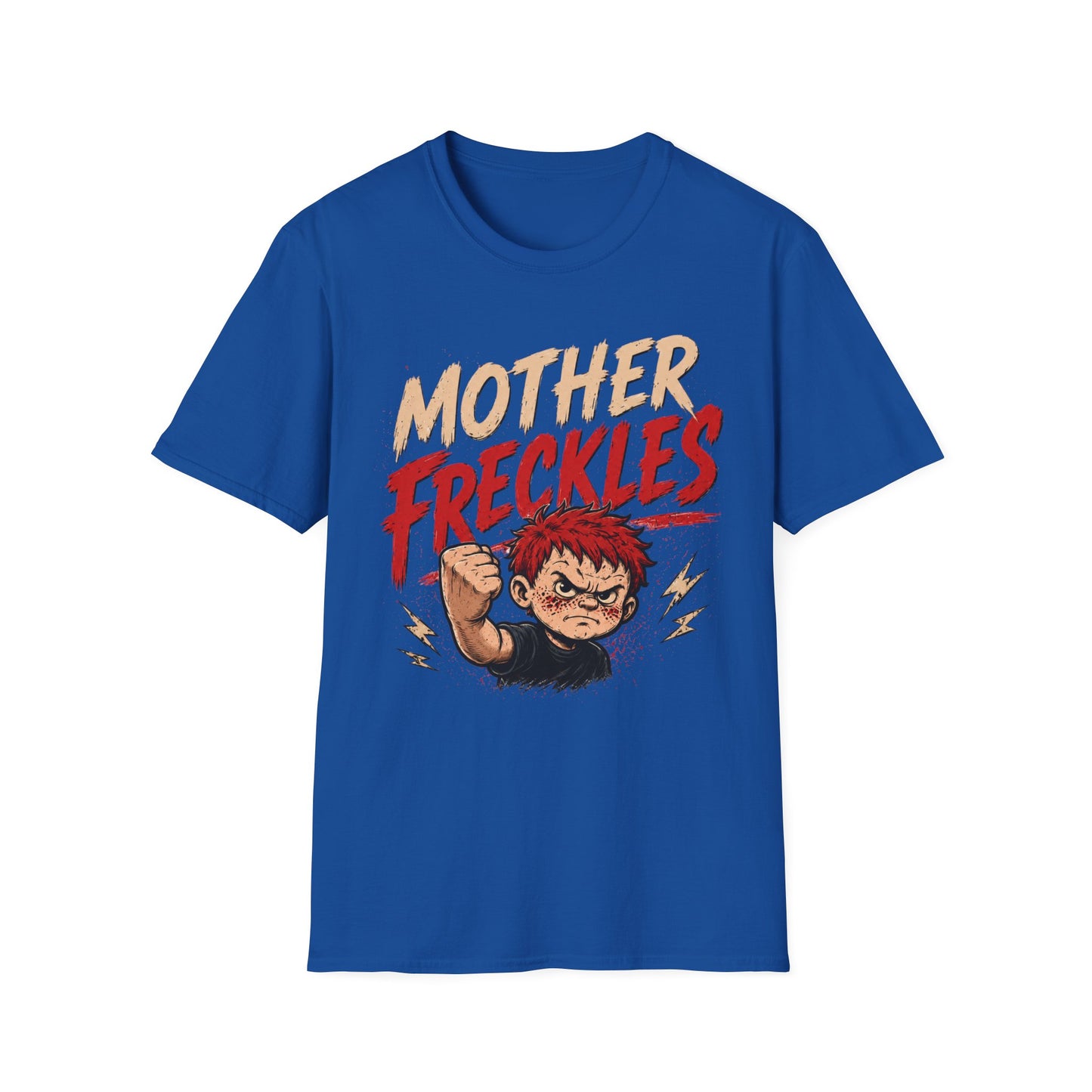 T-Shirt — "Mother Freckles" Retro Graphic Tee for Fans & Comic Style Apparel