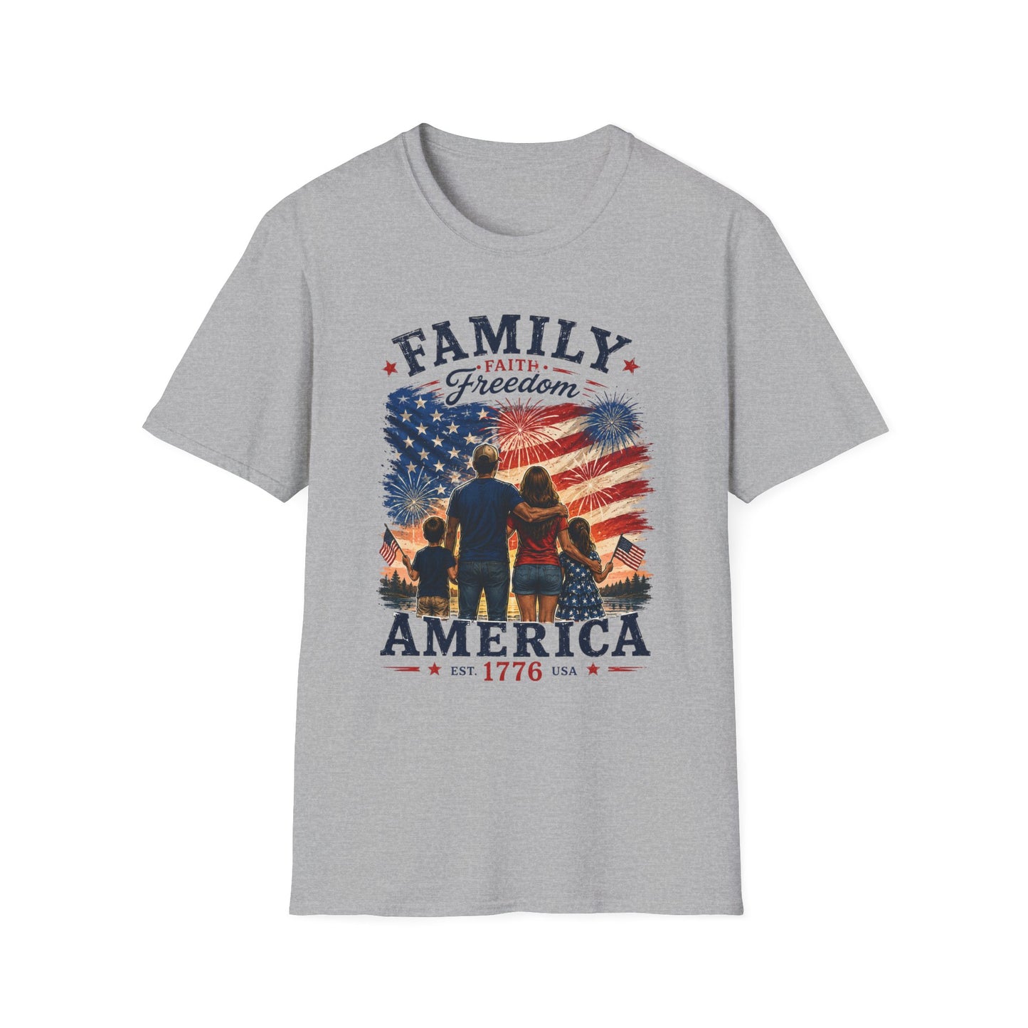 Family • Faith • Freedom 4th of July T-Shirt