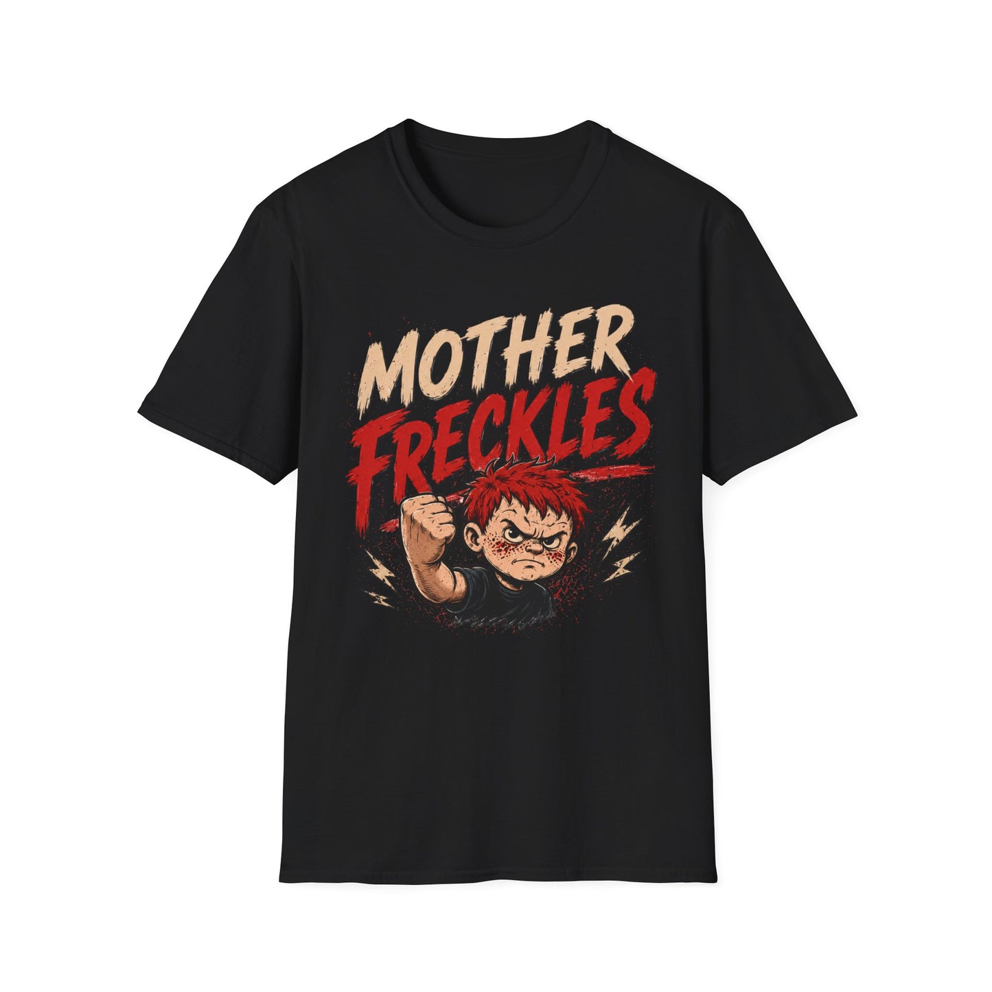 T-Shirt — "Mother Freckles" Retro Graphic Tee for Fans & Comic Style Apparel